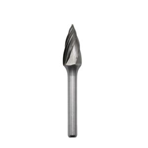Quality G Shape Standard Carbide Burr 10mm*20mm Pointed Tree Carbide Burr On 6mm Shank Aluminum Cut for sale