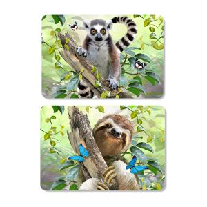 Animal 3D Lenticular Plastic Placemat For Promotion 28 * 38cm