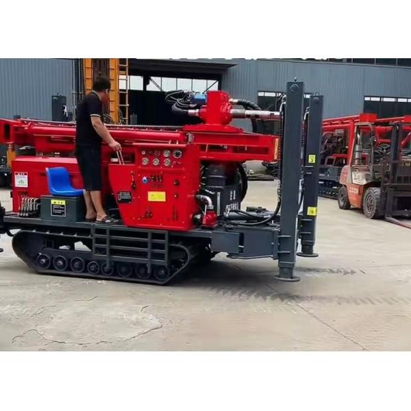 Impactor Borewell Rubber Crawler Mounted Drill Rig With 200 Meters Depth For