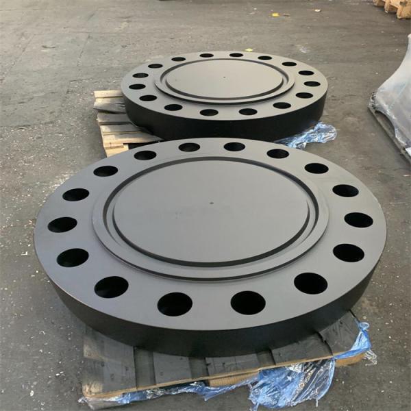 Buy DIN Tri Clamp Threaded Blind Flange ASTM A105N Forged Carbon Steel In Stock at wholesale prices