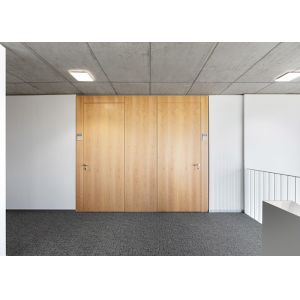 Quality Solid Wall Partition Acoustic Felt 45db+- Reduce Noise Steel Panel Melamine Board White Color for sale