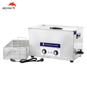 China Metal Parts Skymen Ultrasonic Cleaner 22L 480 Watt For Auto PCB Gun on sale