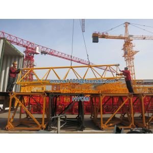 China Topkit Types of Tower Cranes qtz63 Kren 5tons Chinese grúa torre on sale