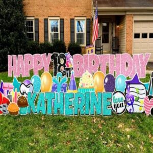 Celebrate Uniquely and Memorable with Personalized PP Yard Card Yard Signs for