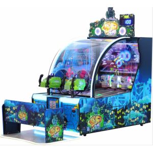 46" LCD Zombie Night Ball Shooting Arcade Game Machine