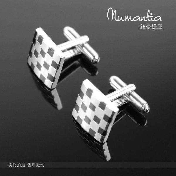 Buy Heyco silver rectangular shell conch mop cufflinks cuff-links at wholesale prices