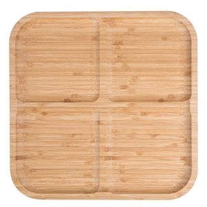 China Nature tea time dessert bamboo food tray on sale