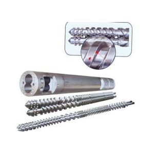 China Bimetallic Extruder Screw Barrel With High Performance Backing on sale
