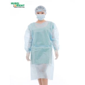 China Breathable SMS Disposable Surgical Gown With Elastic Wrist on sale