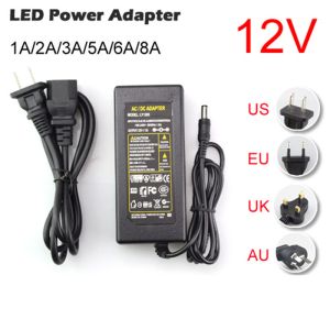 AC to DC 12V 24V 1A 2A 3A 5A 6A 8A Switching Power Supply Charger Adapter 5.5x2