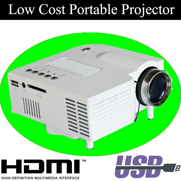 Buy White Black Color LED Lamp Mini Projector HDMI With Retail Package For Kids Birthday Gift at wholesale prices
