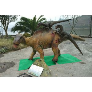 Neutral Silicone Realistic Animatronic Dinosaur Relative Interactive Animatronic