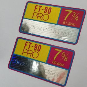 Permanent Anti Counterfeit Sticker PET Laser Holographic Waterproof Stickers