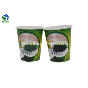 China Disposable 12Oz Color Changing Paper Cups Single Wall For Hot Icy Drinks on sale