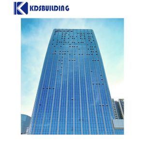 Skyscraper Glass Expose Frame Aluminum Curtain Wall, Structure Glass Curtain