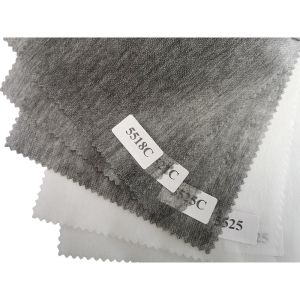 Gaoxin Non Woven Fabric Hot Melt Fusing Interlining for Clothes Coating PA/PES