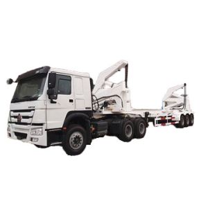 Side Loader Semi Trailer Optimized For Efficient Container Loading Unloading