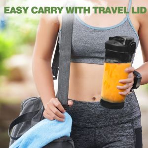 270 Watt for Shakes and Smoothies Waterproof Blender USB Rechargeable with 20 oz