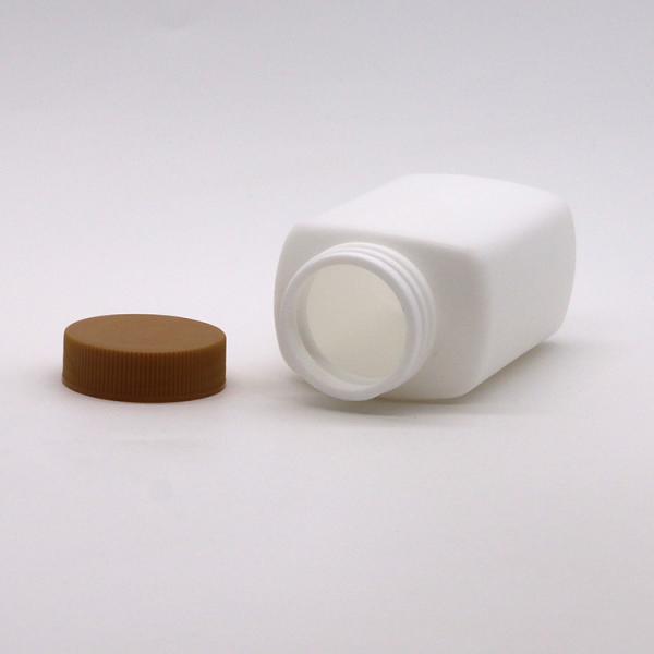 160mL HDPE Bottle in Square Shape for Empty Medicine Pill Packaging Solution Provider