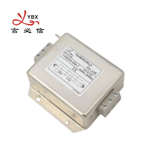 Buy High Attenuation Type Three Phase Filter Terminal Block EMI Filter For Converter at wholesale prices