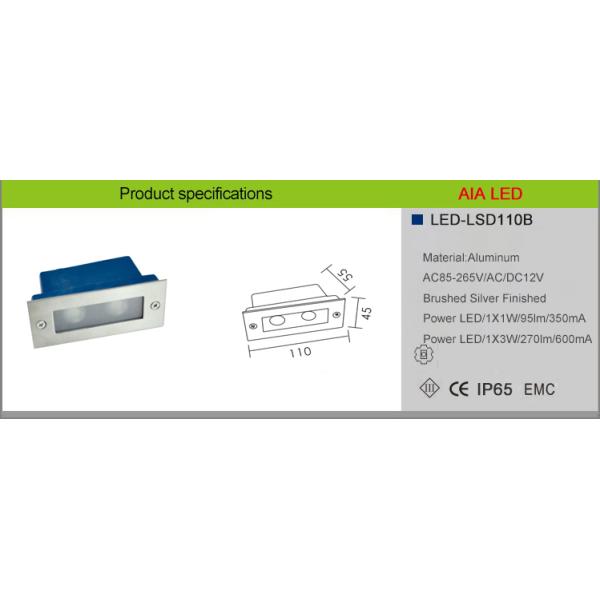 interior IP65 led stair light &outdoor LED Step lamp & led foot light for square