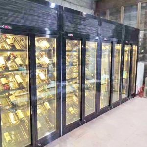 Quality Stainlesss Steel Wine Cabinets For The Home Decor for sale