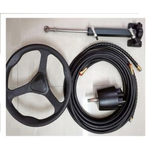 China 150HP Outboard Hydraulic Steering System , 32cm Steering Helm Kit on sale