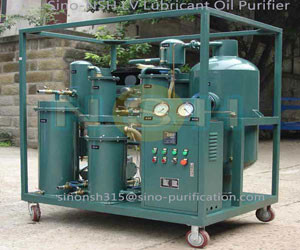 600L/H Lubricating Oil Purifier OD 20mm Dehydration 17kw
