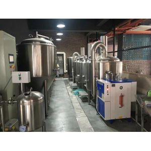China Energy Saving Microbrewery Equipment Small Scale Commercial Brewing Rustproof on sale
