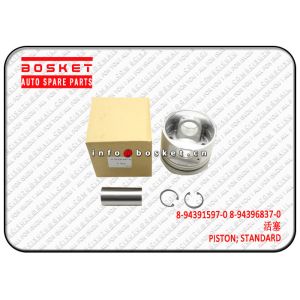 China 6HE1 FRR Isuzu Engine Parts Standard Piston 8943915970 8943968370 8-94391597-0 8-94396837-0 on sale