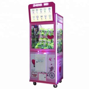 Quality Arcade Game Toy Crane Claw Machine With Lcd Screen For Video Advertising for sale