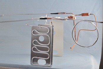 Buy R410A Aluminum Refrigerator Roll Bond Evaporators at wholesale prices