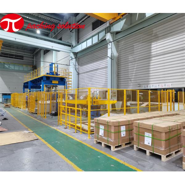 Stretch Film Steel Coil Wrapping Line ID 508mm Labor Saving