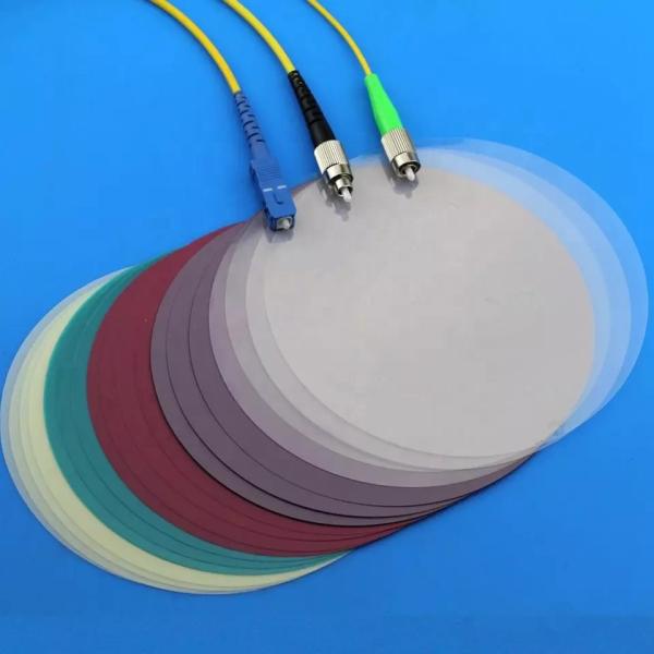 127mm Size Fiber Optic Tools , FTTH Networking Diamond Fiber Optic Polishing Film