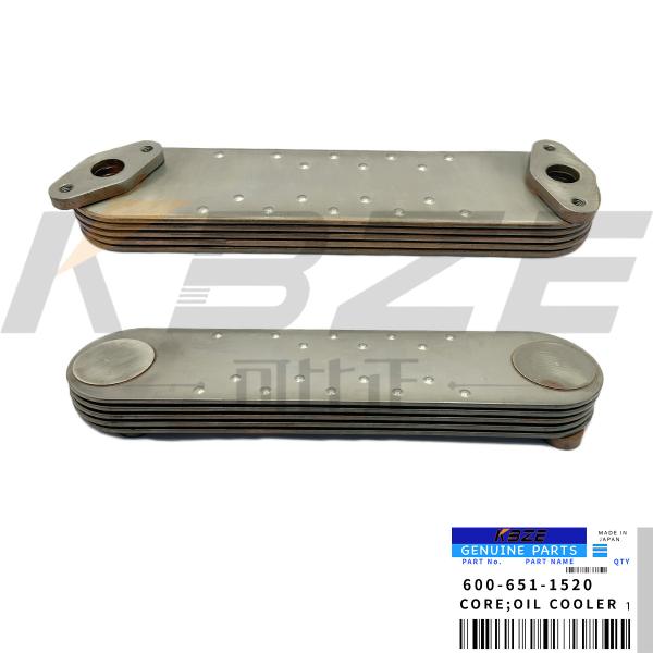 5P 7P OIL;COOLER CORE 600-651-1520 6D95 ENGINE 600-651-1550 FOR PC200 PC220