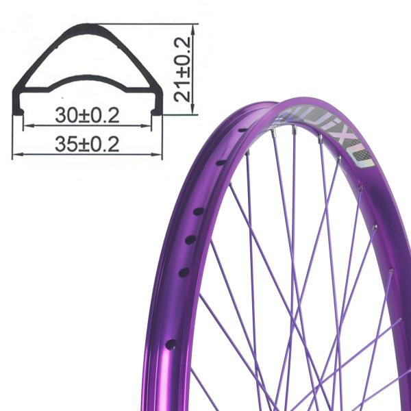 Customized 24 Inch Mountain Bike Wheelset Tubeless Rim Aluminum Braking Disc Brake Wheelset