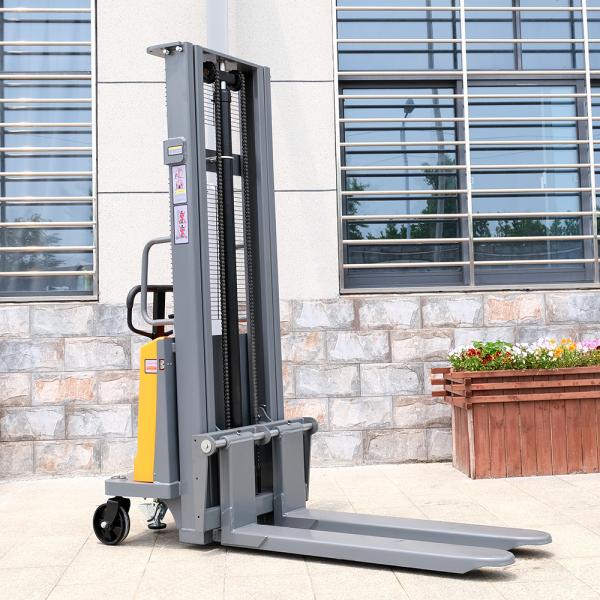 1 Ton 2 Ton 1500KG 1.6-4.5 Meter Semi Electric Stacker Truck