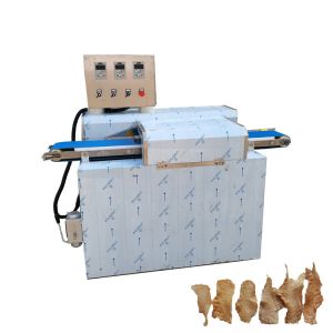 0.75kw Chicken Breast Slicing Machine Chicken Fillet Slice Cutter 3-15m/min