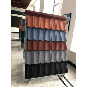 0.35-0.55mm Thickness Stone Coated Roof Tile
