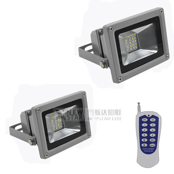 Buy SMD CCT Adjustable LED Floodlight with RF Controller, SMD double white led flood lights at wholesale prices
