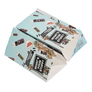 Printing Custom Cardboard Creative Packaging Box Triangle Box UV Glossy Surface