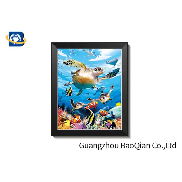 0.6mm PET + Pearl Film 3D Lenticular Pictures With PVC Frame