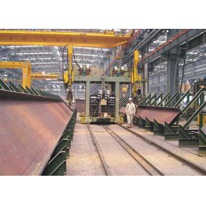 Gantry Cantilever H Beam Welding Line / Steel Automated Welding Systems