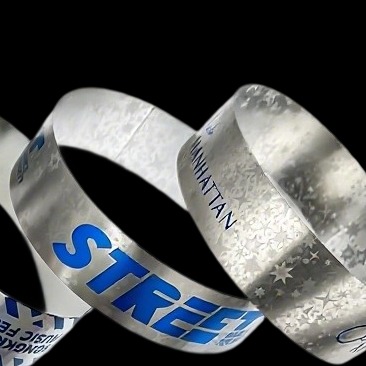 Buy Add Some Sparkle to Your Event with Glitter Party Wristbands Customizable and Durable at wholesale prices