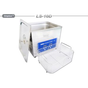China Limplus Fruit Vegetables Sterilize Bacterias Ultrasonic Cleaner with Heater 10liter on sale