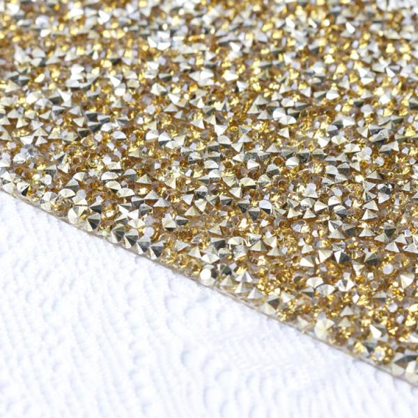 gold rhinestone applique hotfix rhinestone transfer non hot fix rhinestone