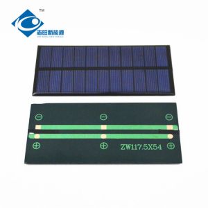 11 Battery Outdoor Solar Panel Charger 0.9W 5.5V Epoxy Adhesive Solar Panels ZW