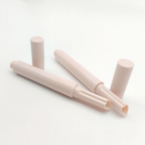 Cosmetic Packaging Plastic Pressure Type Empty Gold / Black / Purple Lipstick