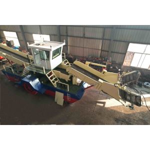 Hydraulic Aquatic Weed Harvester 1.8m Cutter 5 CBM Hopper