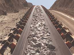 Rubber Mining Belt Conveyor Long Distance Transport